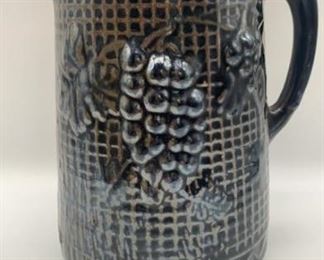North Star Brown Glazed Stoneware Pitcher