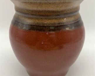 Artist Stamped Ceramic Vase