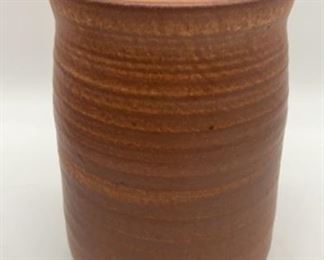 Red Glazed Ceramic Vase