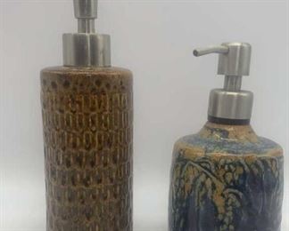 Enameled Ceramic Soap Dispensers