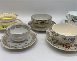 English Bone China Teacup Set Collection