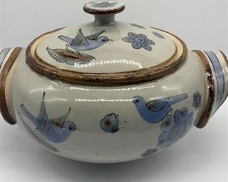 Mexican El Palomar Ceramic Handled Casserole Dish