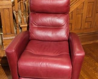 Red Leather Recliner