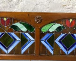 San Francisco Reclaimed Stained Glass Panel