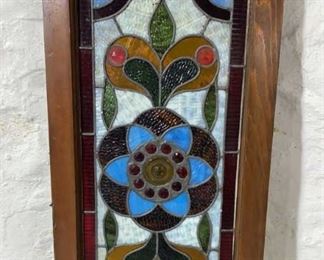 Stained Glass Panel 16x34