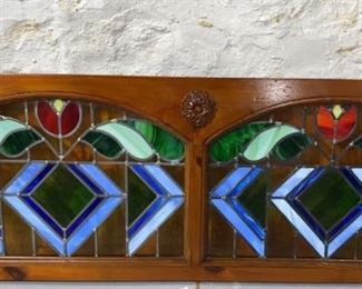 San Francisco Reclaimed Stained Glass Panel