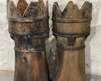 Teracotta Chimney Tops 32 inches tall 12x12