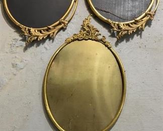 Antique Holloway & Gates Oval Frames