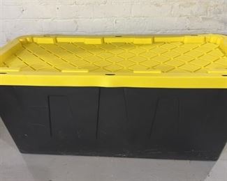 55 Gallon Tough Tote Black/Yellow