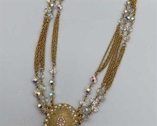 Vintage Fashion Necklace Earring Set