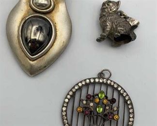 Pendant Lot Incl 925 Sterling, Germany, Cat