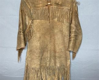 Leather Fringed Cowboy Shirt
