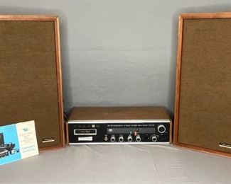 Panasonic Speakers and JVC Turntable