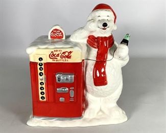 Coca-Cola Polar Bear Cookie Jar