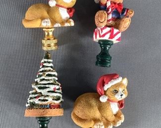 Lamp Topper Deorative Christmas Finials