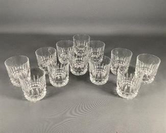 Cristal D'Arques Tuilleries Villandry Crytal Old Fashion Glasses