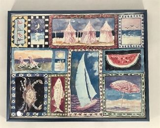 C. Winterle Olson Beach Themed Art