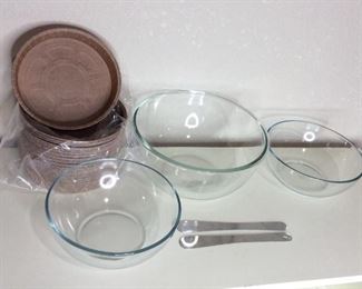 Mixing Bowls and Cake Scraper Spatula