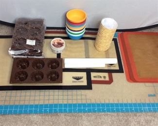 Silicone Bakeware, Rolling Pins, Re-Play Mixing Bowls