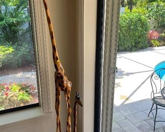 Wood Carved Giraffes