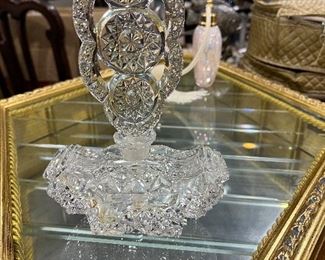 Ornate Crystal Perfume Bottle