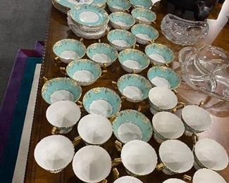 Royal  Crown Derby" Vine" Pattern China Set