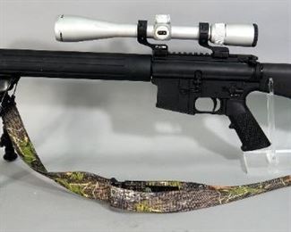New Frontier LW-15 .223 Cal Rifle SN# NLV16772, 20" Bull Bbl, Bipod, Nikon Buckmaster Scope, 3-9 BDC On Gun W/ Box, Nylon Sling, In Hard Case