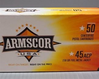 Armscor .45 ACP Ammo, Approx 36 Rds, Local Pickup Only