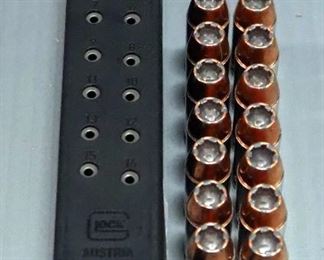 Glock .40 Cal Double-Stack Mag And Speer .40 S&W Ammo, Approx 14 Rds, Local Pickup Only