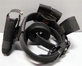 Uncle Mike's Sidekick Duty Belt Size XXL, With Size 2 Holster, Tear Gas Holder, Dual Mag Pouch, And Removable Rotating Belt Loop