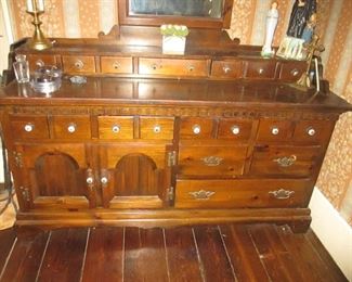 Antique Solid Wood Buffet