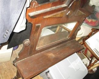 Vintage Mirror And Shelf