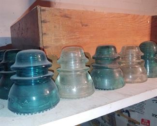 Vintage Glass Insulators