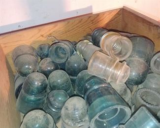Vintage Glass insulators