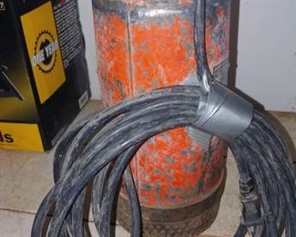 Sump pump high capacity