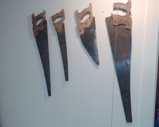 Vintage hand saws