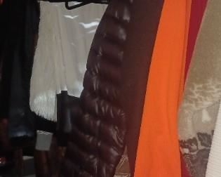 clothes, new and used, motorcycle items