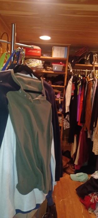 clothes, new and used leather coats