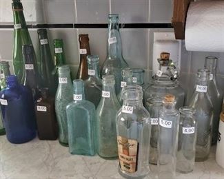 vintage bottles