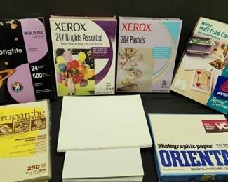 Large Variety of Computer Printer Photo Specialty Paper
