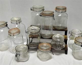 Sealed Glass Kitchen Jars For Storage