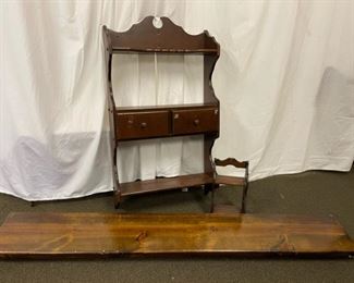 Shelves 2 Decorative, 1 Plank All Hang On Wall