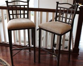 Iron bar stools!