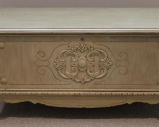 Vintage decorative cedar chest.