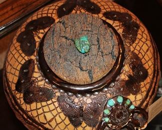 Patricia Williams Vessel W/Turquoise