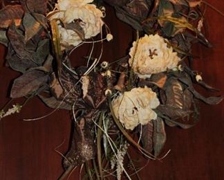 Lots and lots of Wreaths, Floral Arrangements.