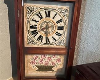 needlepoint clock