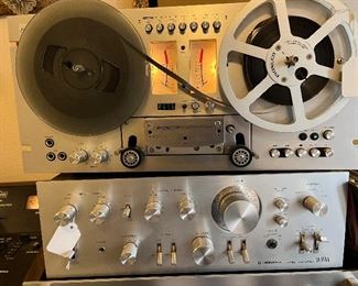 Pioneer reel-to-reel and power amps, working order