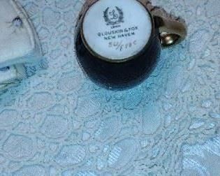 VINTAGE, ANTIQUE JUDAICA LENOX GOLD DECORATED CUP