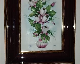 CAPODIMONTE PORCELAIN PLAQUE ART